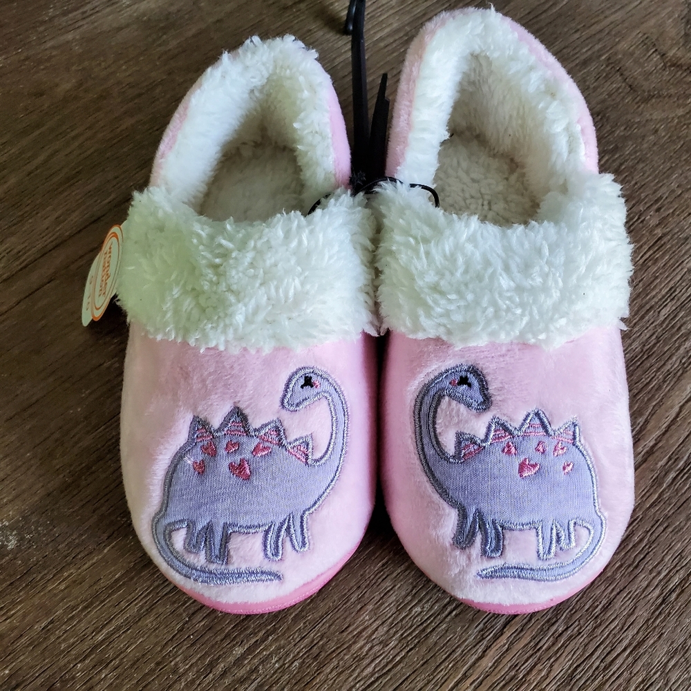Wonder Nation Pink Girls Dinosaur Slipper